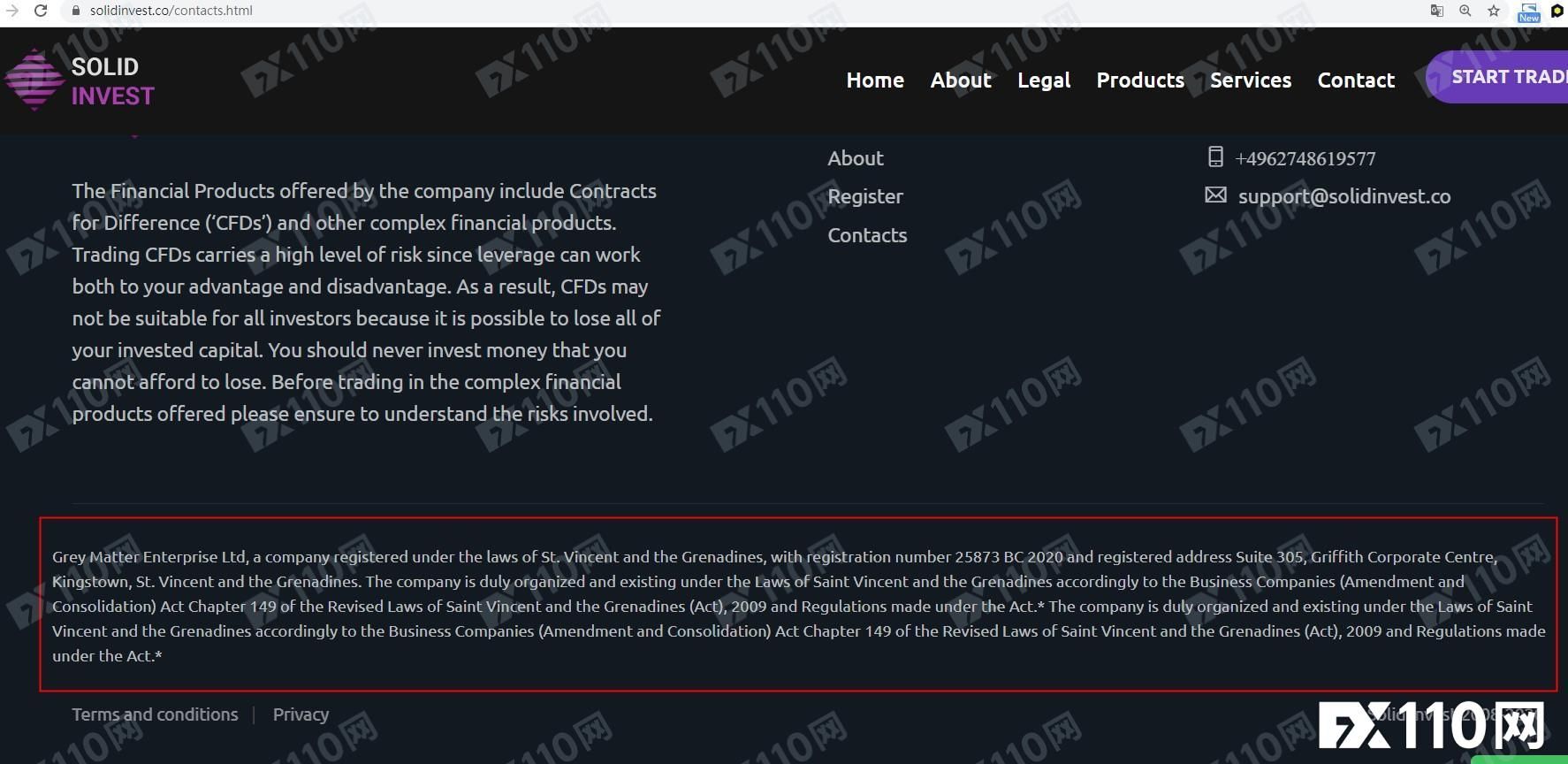 2024年10月23日:Solid Invest频繁诈骗被多国监管机构警告&#xFF0C;FX110早有预警&#xFF01;